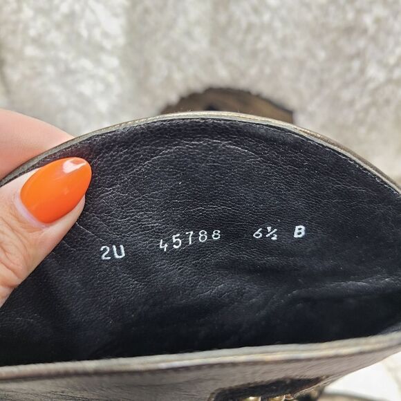 Stuart Weitzman Vintage Aztec Studded Leather Pull-on Boots size 6.5 - Picture 8 of 9